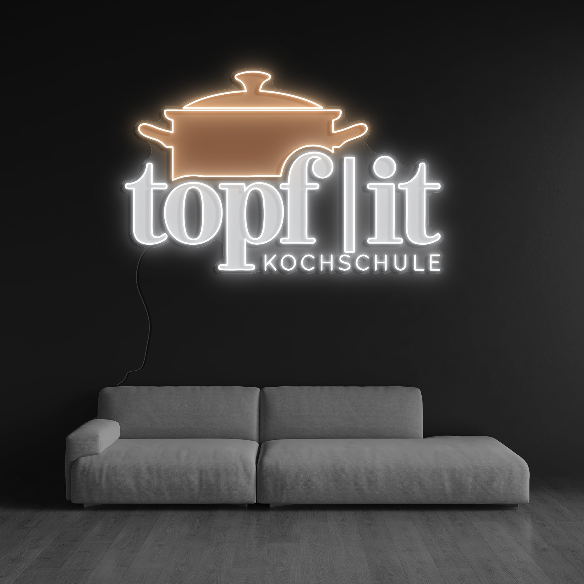 Individuelles Neon Logo