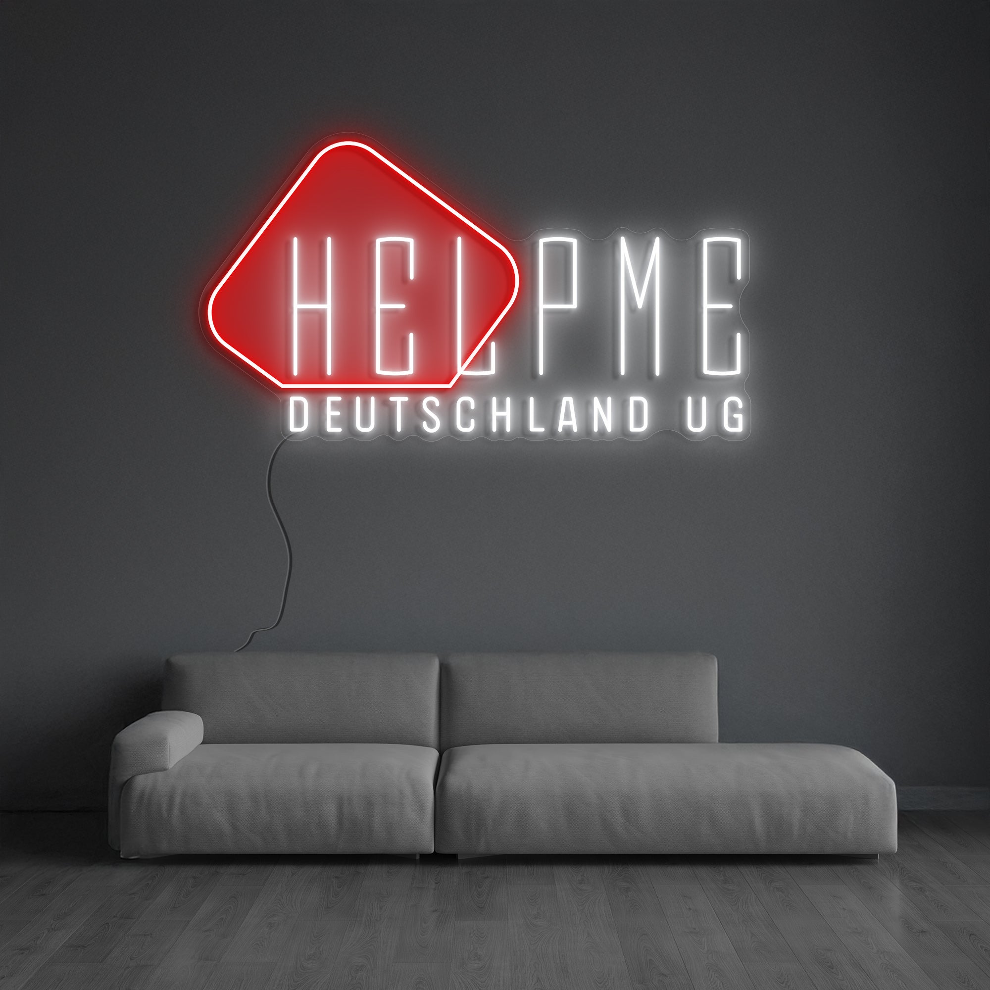 Individuelles Neon Logo