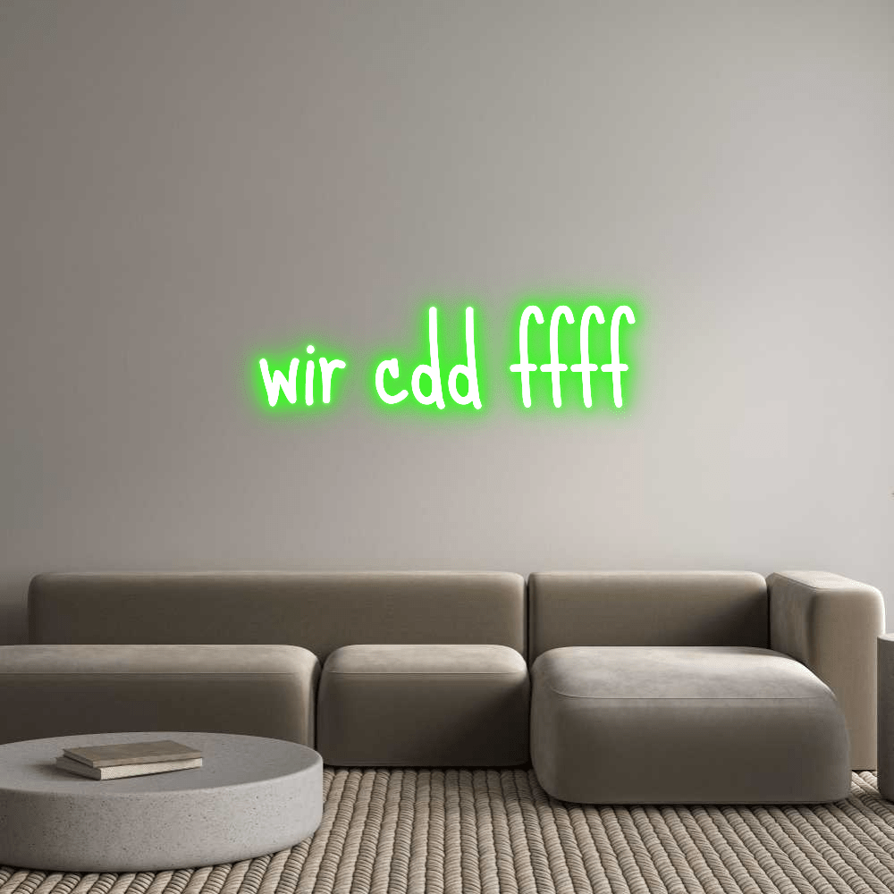 Gestalte deinen Neonschriftzug wir cdd ffff - Signio Technology Enterprise