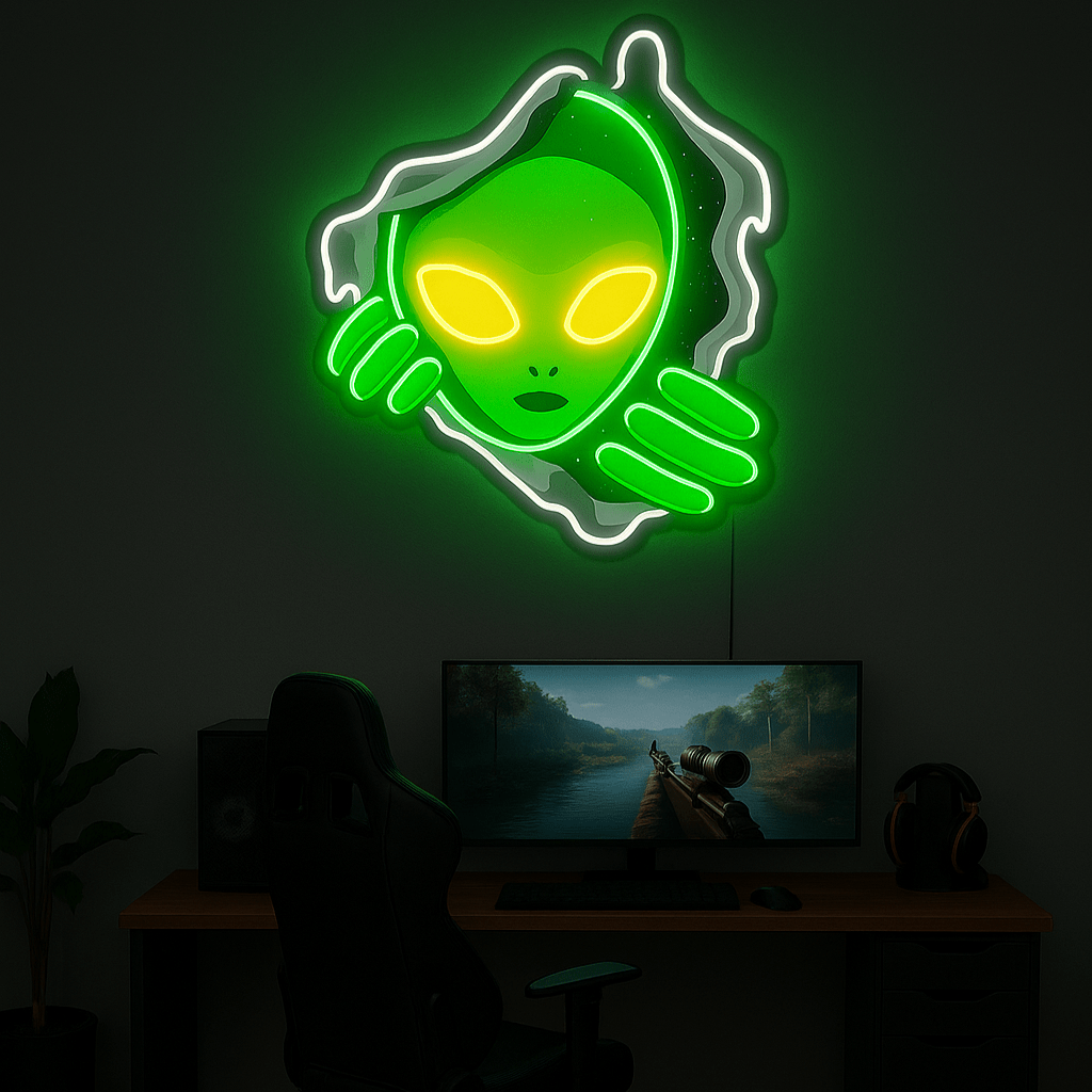 Neon Schild - Alien - Signio Technology Enterprise