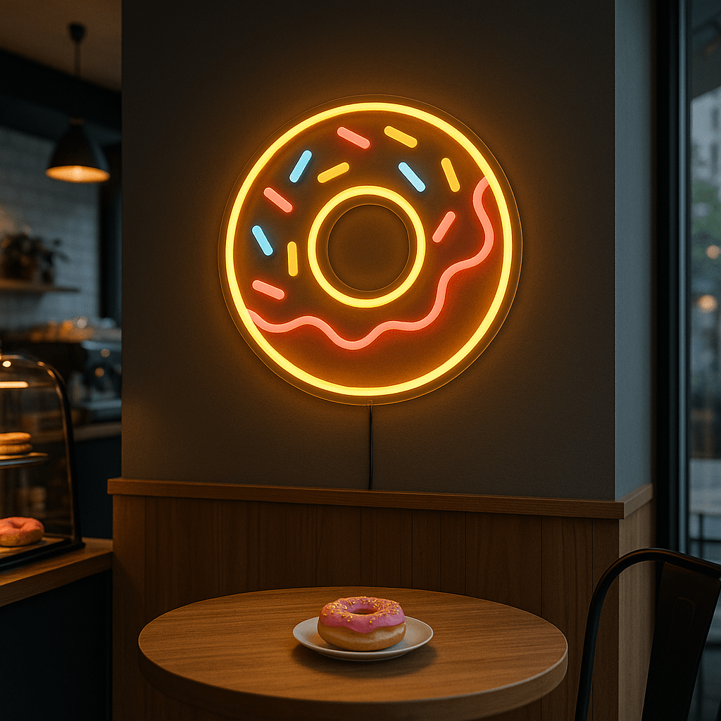Neon Schild „Donut“ - Signio Technology Enterprise