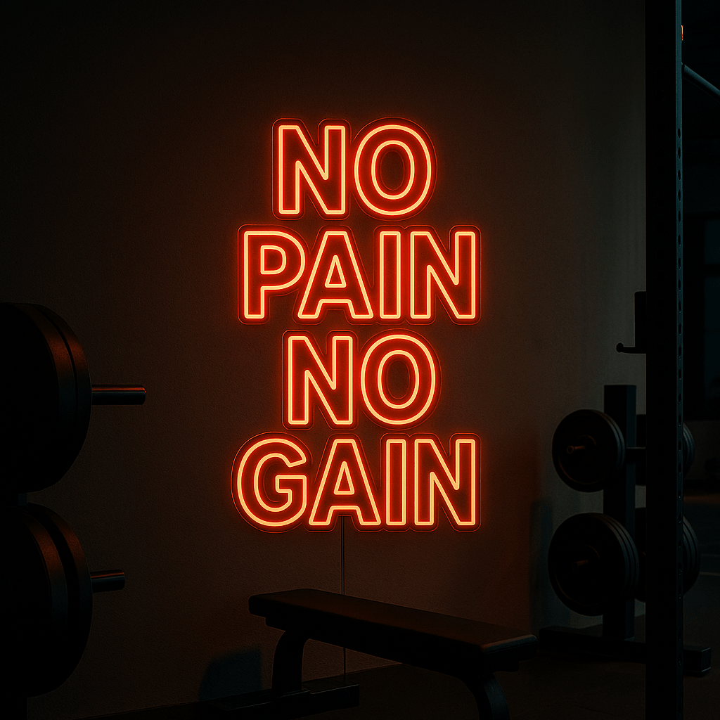 Neon Schild "No Pain, No Gain" - Signio Technology Enterprise