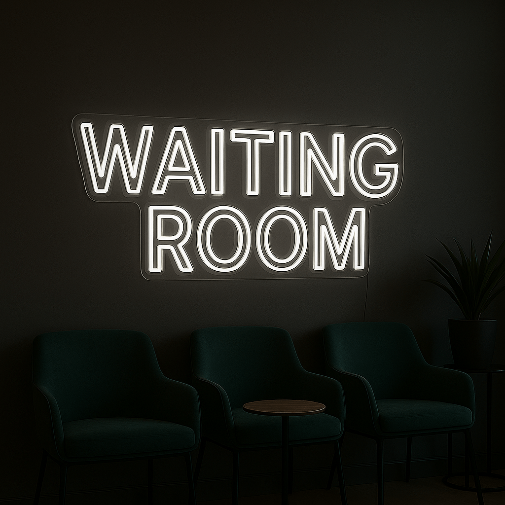 Neon Schild - Waiting Room - Signio Technology Enterprise