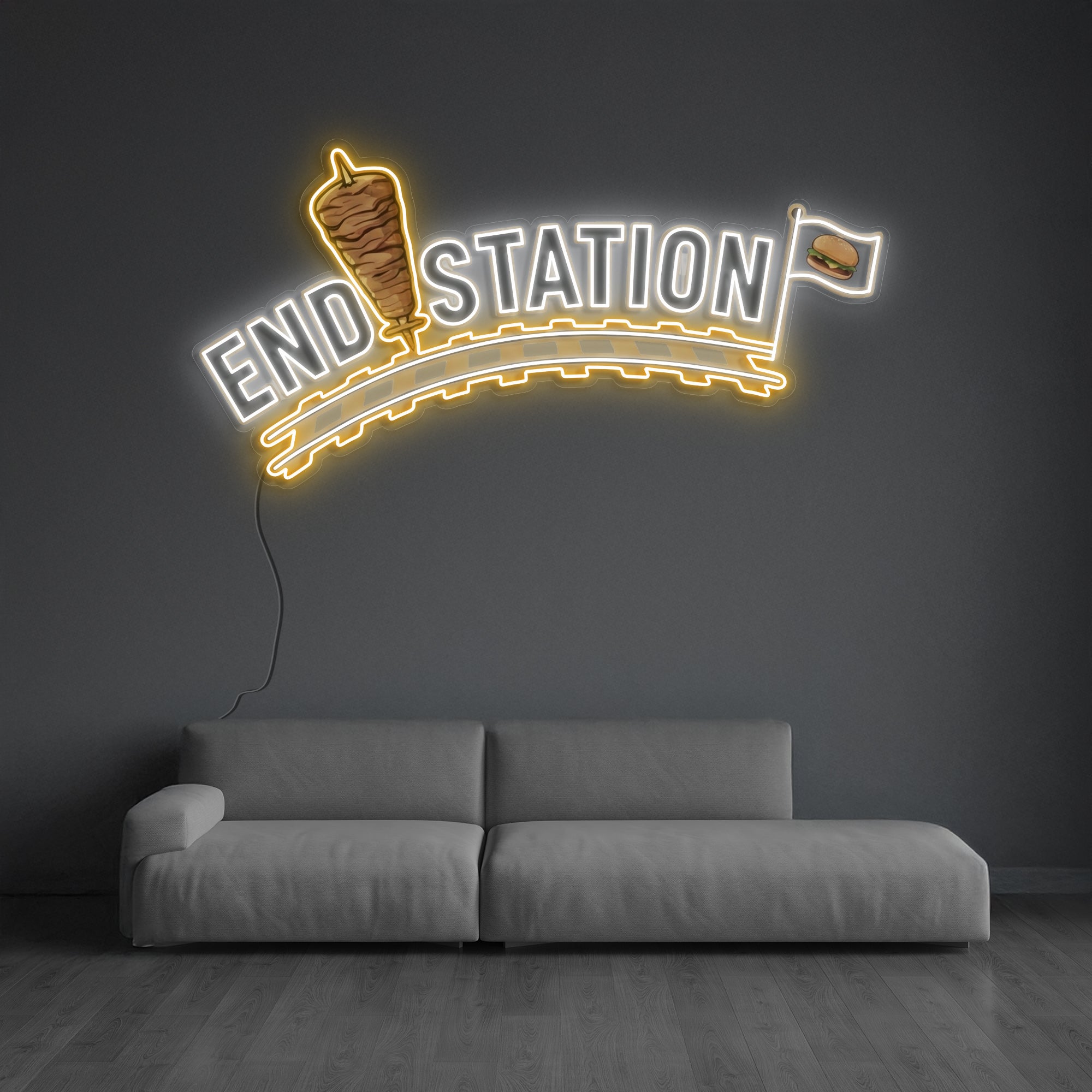 Individuelles Neon Logo