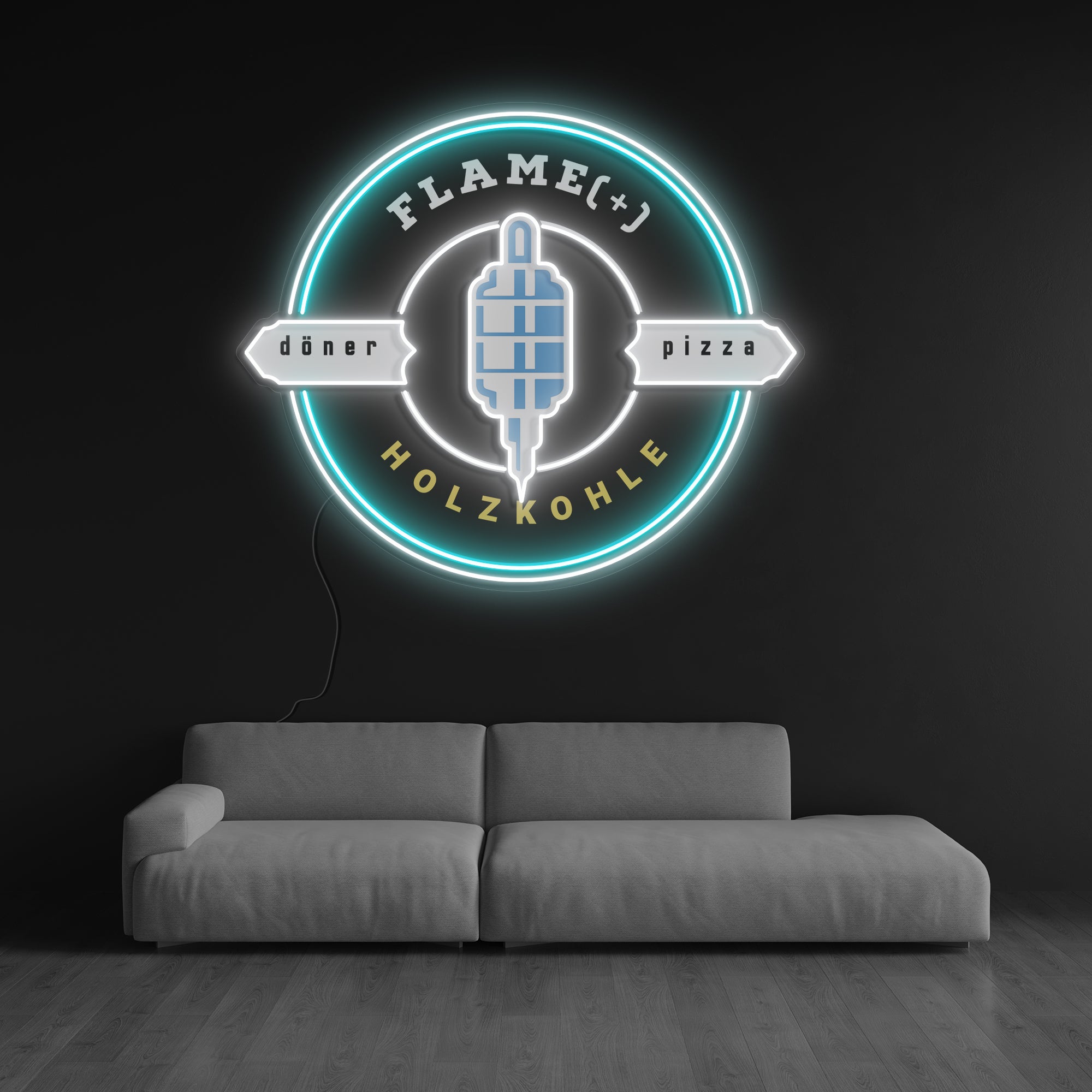 Individuelles Neon Logo