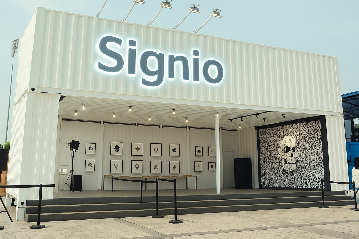 Logo außen 3D LED