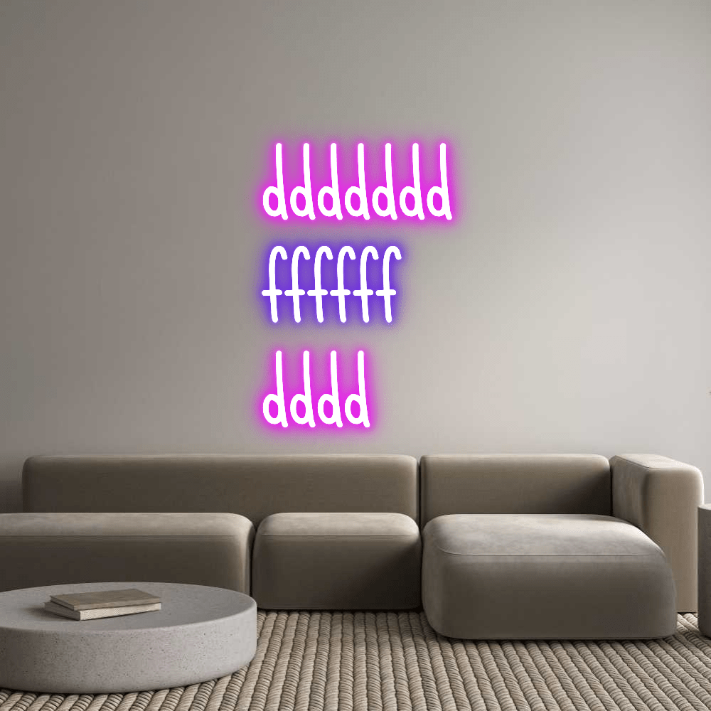 Gestalte deinen Neonschriftzug ddddddd ffffff... - Signio Technology Enterprise