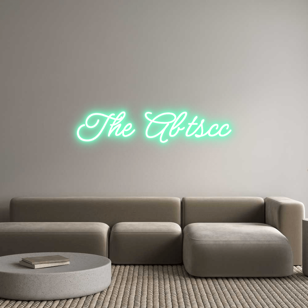 Gestalte deinen Neonschriftzug The Abtscc - Signio Technology Enterprise
