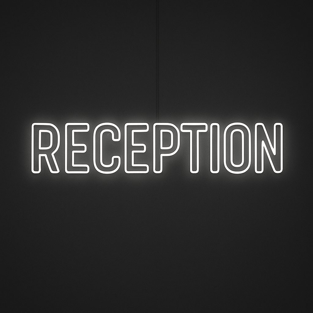 Neon Schild – Empfangsbereich - Signio Technology Enterprise